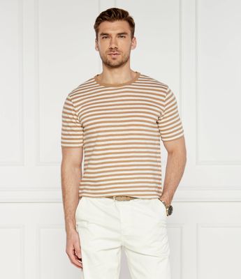 T-shirt męski casual BOSS BLACK ze sklepu: Gomez Fashion Store w kategorii: T-shirty męskie - zdjęcie 874714-BD9-10338_BB242M000139260