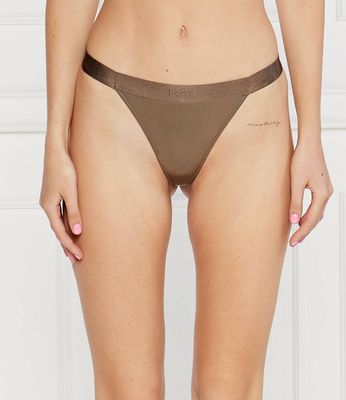 Majtki damskie bez wzorów BOSS BLACK ze sklepu: Gomez Fashion Store w kategorii: Majtki damskie - zdjęcie 874714-BD9-10338_BW242W000003206
