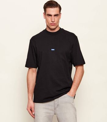 Hugo Blue - T-shirt męski casualowy ze sklepu: Gomez Fashion Store w kategorii: T-shirty męskie - zdjęcie 874714-BD9-10338_BJ242M000023001
