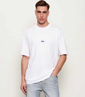 T-shirt męski Hugo Blue ze sklepu: Gomez Fashion Store w kategorii: T-shirty męskie - zdjęcie 874714-BD9-10338_BJ242M000023100
