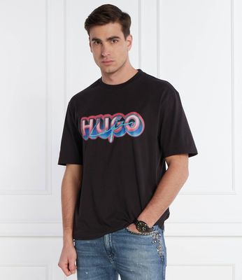 T-shirt męski młodzieżowy Hugo Blue ze sklepu: Gomez Fashion Store w kategorii: T-shirty męskie - zdjęcie 874714-BD9-10338_BJ242M000037001