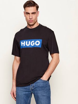 T-shirt męski casual Hugo Blue ze sklepu: Gomez Fashion Store w kategorii: T-shirty męskie - zdjęcie 874714-BD9-10338_BJ242M000054001