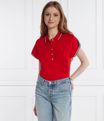 Bluzka damska casual Tommy Hilfiger ze sklepu: Gomez Fashion Store w kategorii: Bluzki damskie - zdjęcie 874714-BD9-10338_TH242W000175858