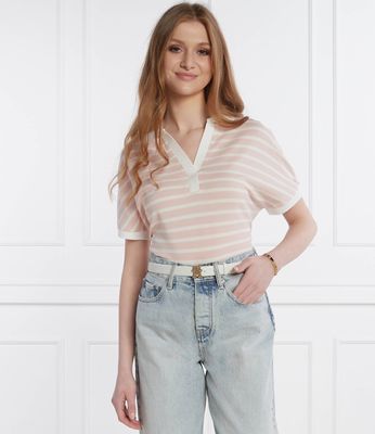 Bluzka damska wiosenna casual Tommy Hilfiger ze sklepu: Gomez Fashion Store w kategorii: Bluzki damskie - zdjęcie 874714-BD9-10338_TH242W000229864