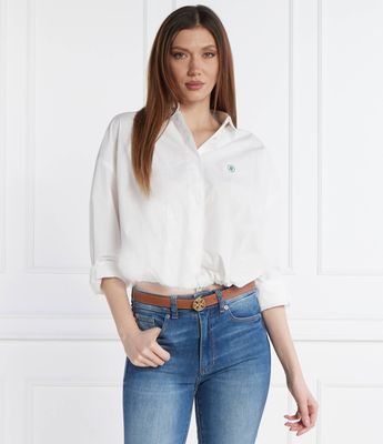 Tommy Hilfiger - Koszula damska elegancka na wiosnę ze sklepu: Gomez Fashion Store w kategorii: Koszule damskie - zdjęcie 874714-BD9-10338_TH242W000208H83