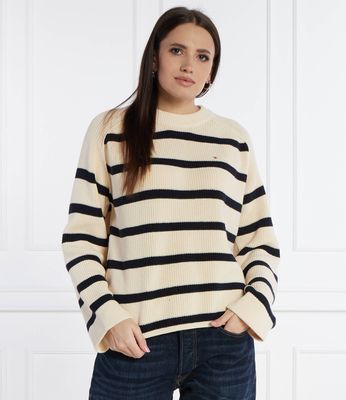 Sweter damski Tommy Hilfiger ze sklepu: Gomez Fashion Store w kategorii: Swetry damskie - zdjęcie 874714-BD9-10338_TH242W000244760