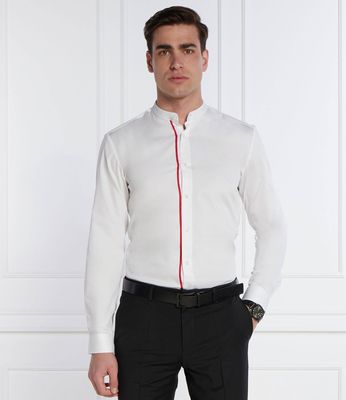 HUGO - Koszula męska elegancka ze sklepu: Gomez Fashion Store w kategorii: Koszule męskie - zdjęcie 874714-BD9-10338_BU242M000078199