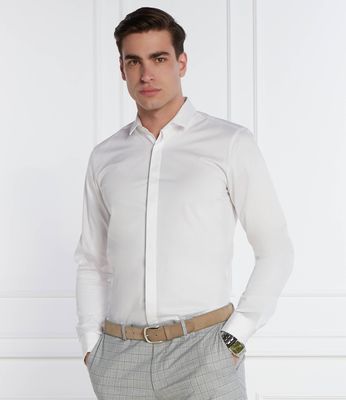 Koszula męska elegancka HUGO ze sklepu: Gomez Fashion Store w kategorii: Koszule męskie - zdjęcie 874714-BD9-10338_BU242M000082199