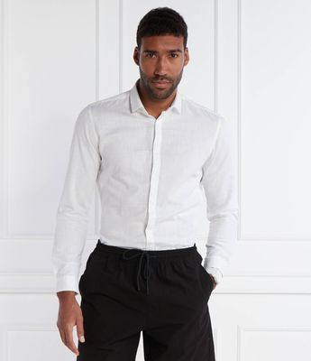HUGO - Koszula męska na wiosnę elegancka ze sklepu: Gomez Fashion Store w kategorii: Koszule męskie - zdjęcie 874714-BD9-10338_BU242M000083199