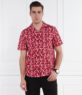 Koszula męska na wiosnę HUGO ze sklepu: Gomez Fashion Store w kategorii: Koszule męskie - zdjęcie 874714-BD9-10338_BU242M000112693