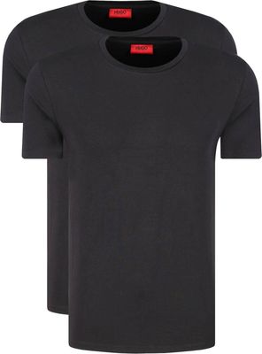 HUGO - T-shirt męski casualowy ze sklepu: Gomez Fashion Store w kategorii: T-shirty męskie - zdjęcie 874714-BD9-10338_BU242M000143001
