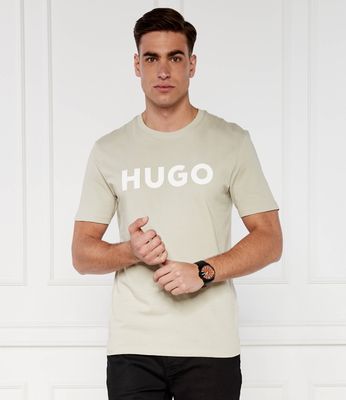 T-shirt męski na wiosnę HUGO ze sklepu: Gomez Fashion Store w kategorii: T-shirty męskie - zdjęcie 874714-BD9-10338_BU242M000150055