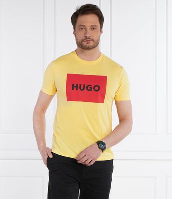 T-shirt męski HUGO ze sklepu: Gomez Fashion Store w kategorii: T-shirty męskie - zdjęcie 874714-BD9-10338_BU242M000152722