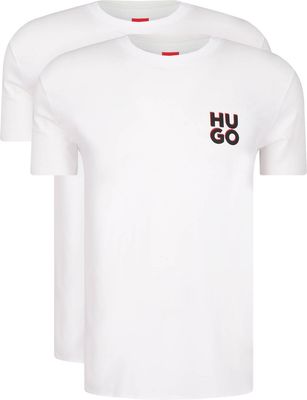 T-shirt męski HUGO ze sklepu: Gomez Fashion Store w kategorii: T-shirty męskie - zdjęcie 874714-BD9-10338_BU242M000159100