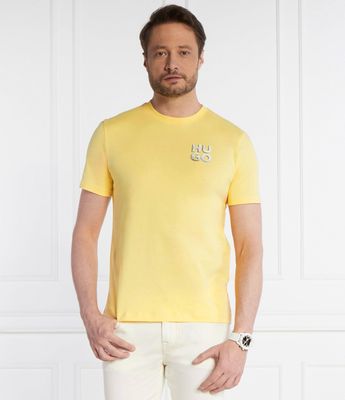 HUGO - T-shirt męski ze sklepu: Gomez Fashion Store w kategorii: T-shirty męskie - zdjęcie 874714-BD9-10338_BU242M000163722