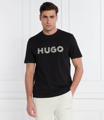 T-shirt męski młodzieżowy HUGO ze sklepu: Gomez Fashion Store w kategorii: T-shirty męskie - zdjęcie 874714-BD9-10338_BU242M000166001
