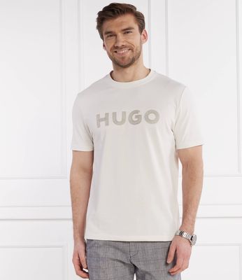 T-shirt męski na wiosnę HUGO ze sklepu: Gomez Fashion Store w kategorii: T-shirty męskie - zdjęcie 874714-BD9-10338_BU242M000166121