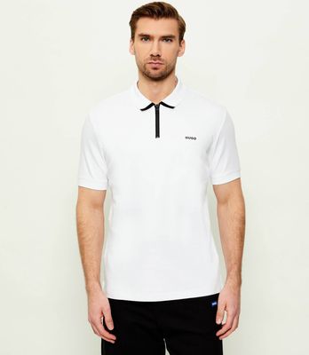 HUGO - T-shirt męski ze sklepu: Gomez Fashion Store w kategorii: T-shirty męskie - zdjęcie 874714-BD9-10338_BU242M000183100