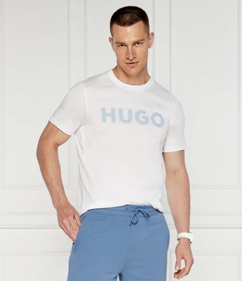 T-shirt męski młodzieżowy HUGO ze sklepu: Gomez Fashion Store w kategorii: T-shirty męskie - zdjęcie 874714-BD9-10338_BU242M000185100