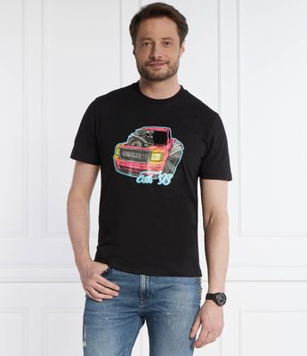T-shirt męski HUGO ze sklepu: Gomez Fashion Store w kategorii: T-shirty męskie - zdjęcie 874714-BD9-10338_BU242M000192001