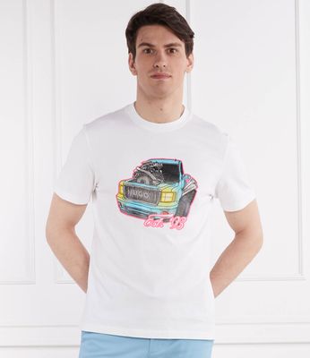T-shirt męski HUGO ze sklepu: Gomez Fashion Store w kategorii: T-shirty męskie - zdjęcie 874714-BD9-10338_BU242M000192100