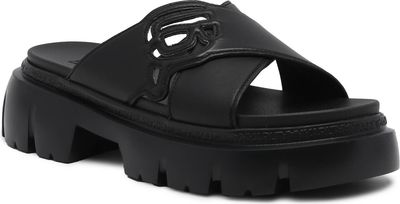 Klapki damskie na lato Karl Lagerfeld ze sklepu: Gomez Fashion Store w kategorii: Klapki damskie - zdjęcie 874714-BD9-10338_KL242W000017000