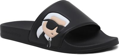 Klapki damskie na lato Karl Lagerfeld ze sklepu: Gomez Fashion Store w kategorii: Klapki damskie - zdjęcie 874714-BD9-10338_KL242W000025018