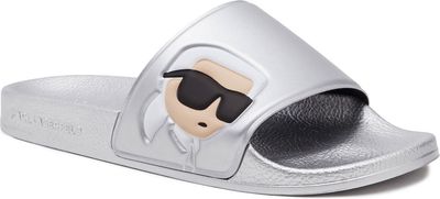 Klapki damskie na lato Karl Lagerfeld ze sklepu: Gomez Fashion Store w kategorii: Klapki damskie - zdjęcie 874714-BD9-10338_KL242W000025137