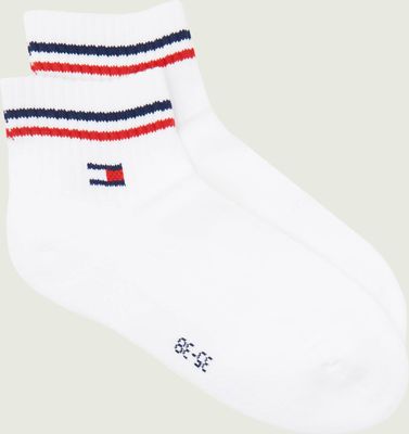 Skarpetki damskie w abstrakcyjnym wzorze Tommy Jeans ze sklepu: Gomez Fashion Store w kategorii: Skarpetki damskie - zdjęcie 874714-BD9-10338_TM242U000007001
