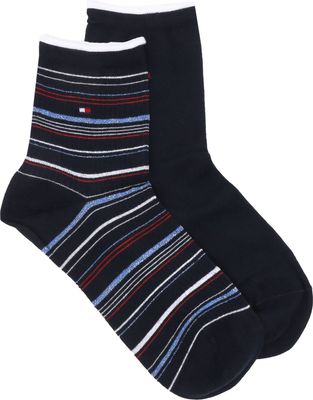 Skarpetki damskie w paski Tommy Hilfiger ze sklepu: Gomez Fashion Store w kategorii: Skarpetki damskie - zdjęcie 874714-BD9-10338_TH242W000254002