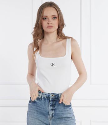 Bluzka damska Calvin Klein Jeans ze sklepu: Gomez Fashion Store w kategorii: Bluzki damskie - zdjęcie 874714-BD9-10338_CJ242W000193210