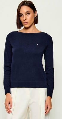 Sweter damski casual Tommy Hilfiger ze sklepu: Gomez Fashion Store w kategorii: Swetry damskie - zdjęcie 874714-BD9-10338_TH242W000275F23