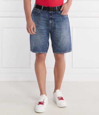Spodenki męskie na lato Guess ze sklepu: Gomez Fashion Store w kategorii: Spodenki męskie - zdjęcie 874714-BD9-10338_GJ242M000022P45