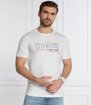 T-shirt męski na wiosnę Guess ze sklepu: Gomez Fashion Store w kategorii: T-shirty męskie - zdjęcie 874714-BD9-10338_GJ242M000041F11