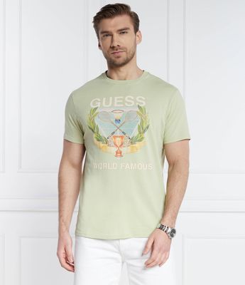 Guess - T-shirt męski ze sklepu: Gomez Fashion Store w kategorii: T-shirty męskie - zdjęcie 874714-BD9-10338_GJ242M000052P72