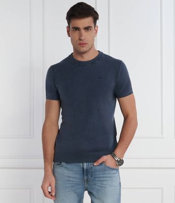 T-shirt męski casualowy Guess ze sklepu: Gomez Fashion Store w kategorii: T-shirty męskie - zdjęcie 874714-BD9-10338_GJ242M000064B04