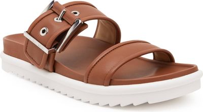 Klapki damskie na lato Michael Kors ze sklepu: Gomez Fashion Store w kategorii: Klapki damskie - zdjęcie 874714-BD9-10338_MK242W000127230