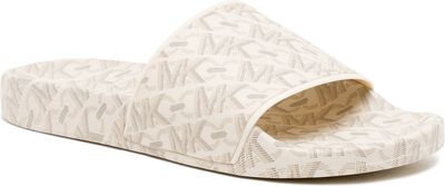 Klapki damskie na lato Michael Kors ze sklepu: Gomez Fashion Store w kategorii: Klapki damskie - zdjęcie 874714-BD9-10338_MK242W000139099