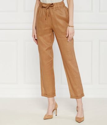 Spodnie damskie na wiosnę BOSS ORANGE ze sklepu: Gomez Fashion Store w kategorii: Spodnie damskie - zdjęcie 874714-BD9-10338_BO242W000002236