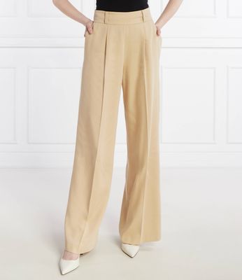 Spodnie damskie na wiosnę HUGO ze sklepu: Gomez Fashion Store w kategorii: Spodnie damskie - zdjęcie 874714-BD9-10338_BU242W000046291