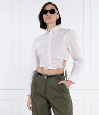 Koszula damska elegancka HUGO ze sklepu: Gomez Fashion Store w kategorii: Koszule damskie - zdjęcie 874714-BD9-10338_BU242W000055100