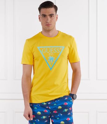 Guess Underwear - T-shirt męski w stylu młodzieżowym ze sklepu: Gomez Fashion Store w kategorii: T-shirty męskie - zdjęcie 874714-BD9-10338_GB242M000004F35