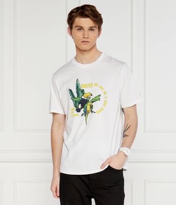 T-shirt męski młodzieżowy Guess Underwear ze sklepu: Gomez Fashion Store w kategorii: T-shirty męskie - zdjęcie 874714-BD9-10338_GB242M000007G41