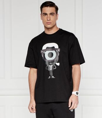 T-shirt męski młodzieżowy wiosenny Karl Lagerfeld ze sklepu: Gomez Fashion Store w kategorii: T-shirty męskie - zdjęcie 874714-BD9-10338_KL242M000047990
