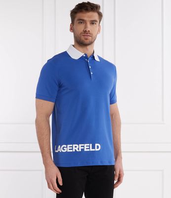 Karl Lagerfeld - T-shirt męski casual w stylu młodzieżowym ze sklepu: Gomez Fashion Store w kategorii: T-shirty męskie - zdjęcie 874714-BD9-10338_KL242M000098660
