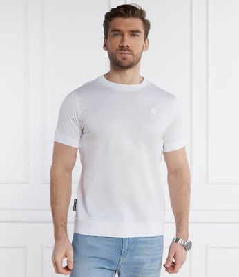 T-shirt męski casual Karl Lagerfeld ze sklepu: Gomez Fashion Store w kategorii: T-shirty męskie - zdjęcie 874714-BD9-10338_KL242M000110007