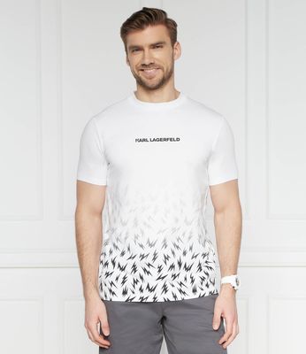 T-shirt męski na wiosnę Karl Lagerfeld ze sklepu: Gomez Fashion Store w kategorii: T-shirty męskie - zdjęcie 874714-BD9-10338_KL242M000124007