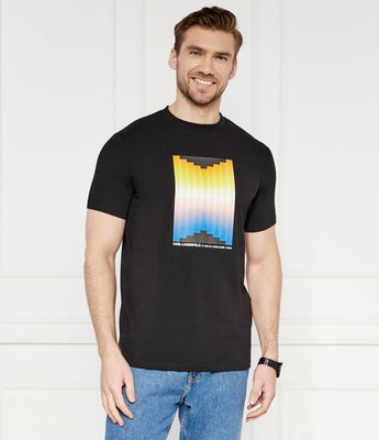 T-shirt męski Karl Lagerfeld ze sklepu: Gomez Fashion Store w kategorii: T-shirty męskie - zdjęcie 874714-BD9-10338_KL242M000126990