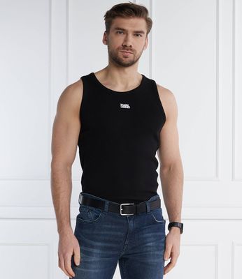 Karl Lagerfeld - T-shirt męski casual ze sklepu: Gomez Fashion Store w kategorii: T-shirty męskie - zdjęcie 874714-BD9-10338_KL242M000129990
