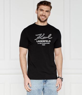 T-shirt męski na wiosnę Karl Lagerfeld ze sklepu: Gomez Fashion Store w kategorii: T-shirty męskie - zdjęcie 874714-BD9-10338_KL242M000130990